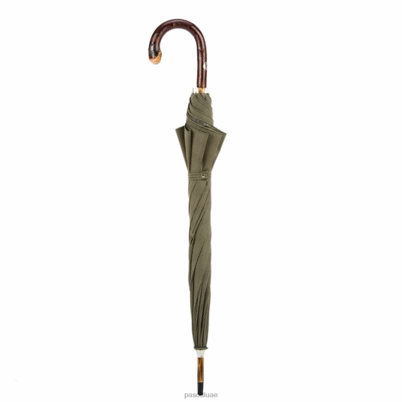 مظلة | 142 Milford-6 CBR - مظلة مخططة كستنائية صلبة بنهاية مقبض PASOTTI Z446V95